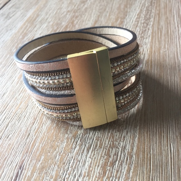 Multi Strand Crisscross Bracelet- NWOT - Picture 2 of 4